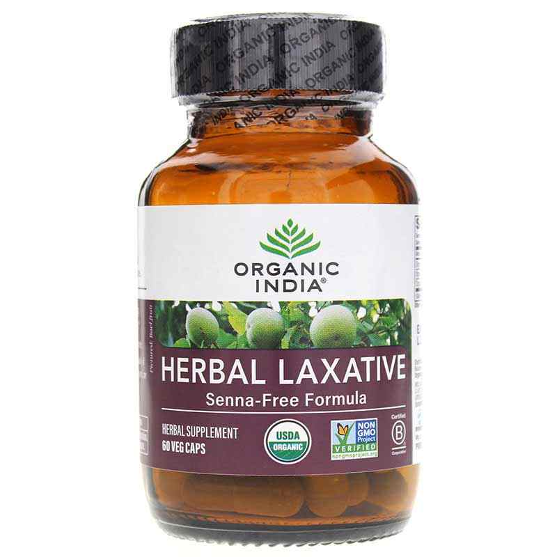 Herbal Laxative Senna Free Formula, Organic India